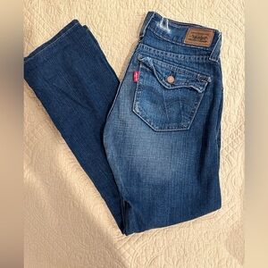 Levi straight leg pocket jeans